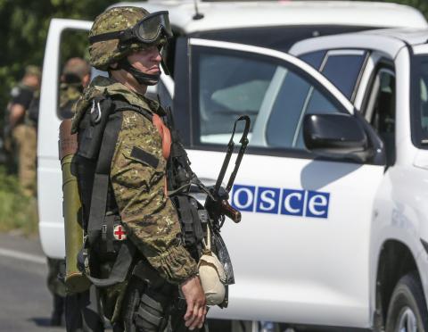 Зниклий водій ОБСЄ знаходиться в Донецьку