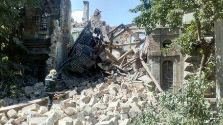 В Одесі обвалився "Масонський дім" В Одесі обвалився "Масонський дім"