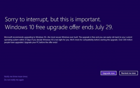 Безкоштовної Windows 10 більше не буде, - Microsoft Безкоштовної Windows 10 більше не буде, - Microsoft