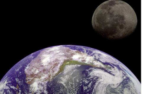 NASA показало, як Місяць рухається навколо Землі (ВІДЕО)