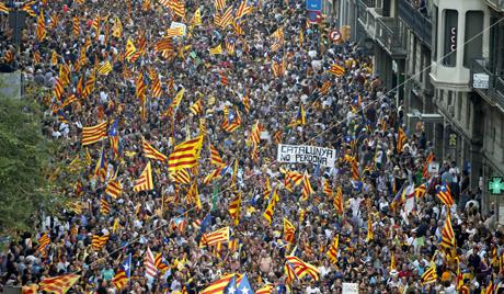 Півмільйона каталонців вийшли на демонстрацію в підтримку незалежності 