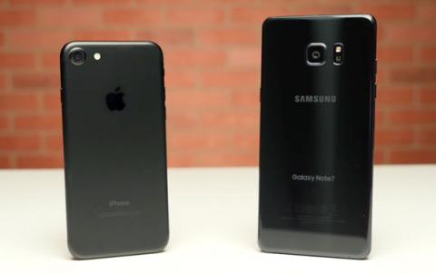 iPhone 7 и Galaxy Note 7 порівняли у швидкодії (ВІДЕО) iPhone 7 и Galaxy Note 7 порівняли у швидкодії (ВІДЕО)