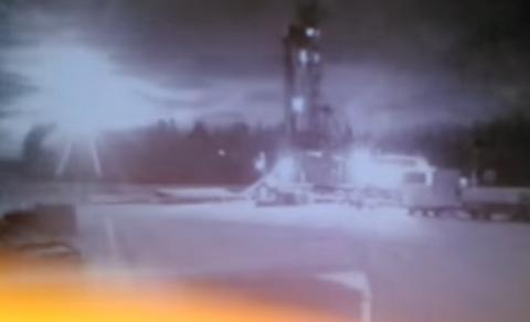 З'явилося відео падіння метеора на території Бурятії З'явилося відео падіння метеора на території Бурятії