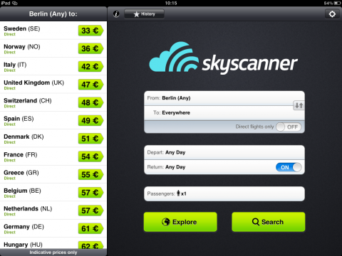    $1,74   Skyscanner