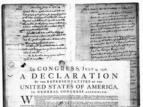 У Великобританії знайшли копію Декларації незалежності США