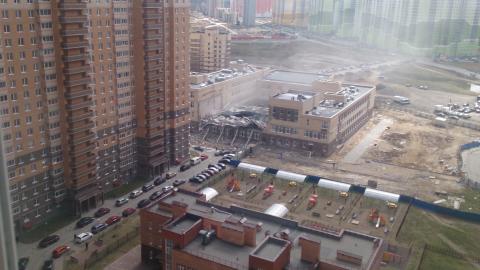 Під Петербургом обвалилася будівля нової школи: є загиблий