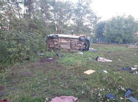 У Вінницькій області перекинувся мікроавтобус, є загиблий
