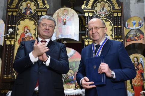 Президент вручив високі державні нагороди Вітаутасу Ландсбергісу та Андрюсу Кубілюсу за визначний особистий внесок у розвиток українсько-литовських відносин