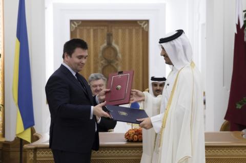 Україна та Катар підписали низку угод про економічне, торговельне співробітництво та сприяння інвестицій