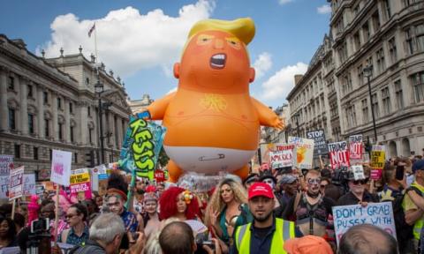 У Лондоні знову готують "бебі-Трампа" до візиту президента США