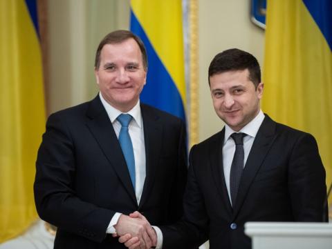 Україна розраховує на допомогу Швеції у відновленні інфраструктури Донбасу – Президент