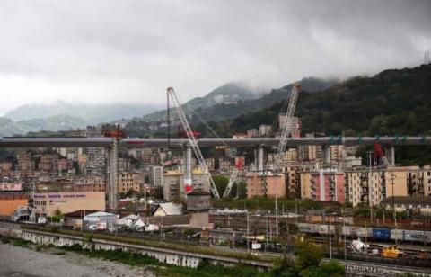 Новий міст у Генуї  на місці обвалу, де загинули 43 людини, відкриють 3 серпня