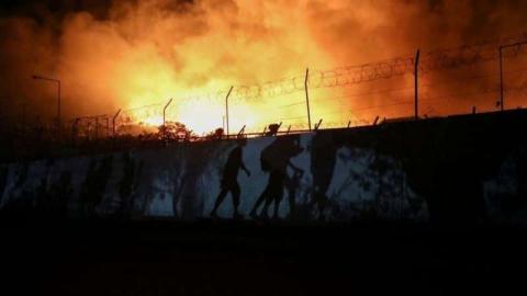 У Греції сталася пожежа у найбільшому в країні таборі мігрантів