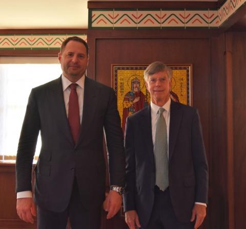 Керівник Офісу Президента України зустрівся у Вашингтоні з політичним директором МЗС Великої Британії та з віце-президентом Інституту миру США
