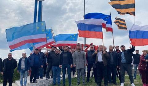 У Молдові пройшла акція протесту із "георгіївськими стрічками", попри їх заборону парламентом