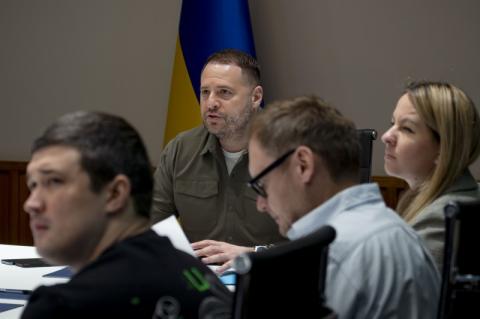 Андрій Єрмак провів координаційну нараду, присвячену питанням злочинів проти дітей та їх незаконної примусової депортації з України