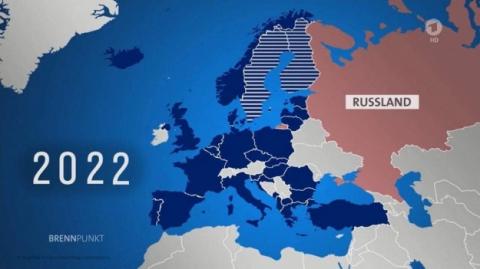 Німецький телеканал ARD проілюстрував передачу мапою з "російським" Кримом 