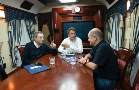Лідери Франції, Німеччини та Італії залізницею прямують до Києва