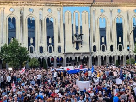 У центрі Тбілісі – мітинг на підтримку євроінтеграції Грузії