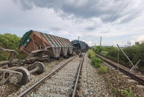 У Румунії перевернувся потяг із українським зерном – ЗМІ