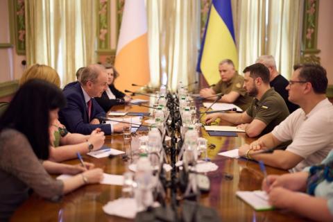 Президент України зустрівся з Прем’єр-міністром Ірландії, візит якого до нашої держави став першим за роки незалежності
