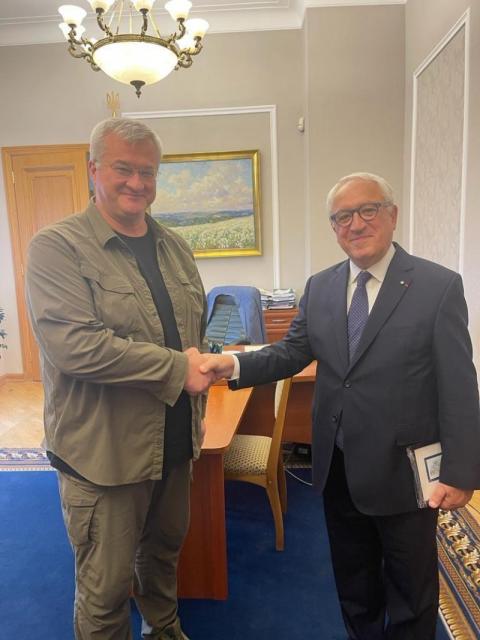 Андрій Сибіга зустрівся з президентом ради директорів Європейської організації публічного права 
