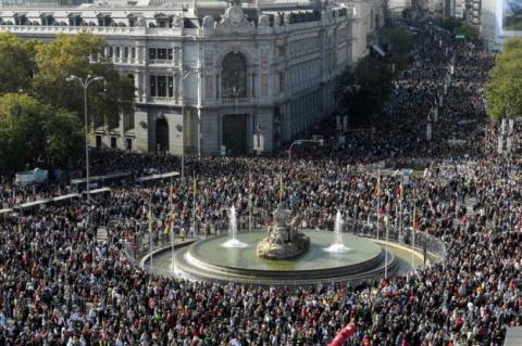 200 тисяч людей вийшли на захист громадського здоров’я у Мадриді