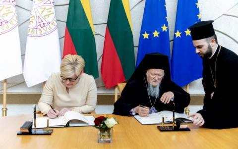 Литва, де досі існує церква МП, підписала угоду про співпрацю зі Вселенським патріархатом