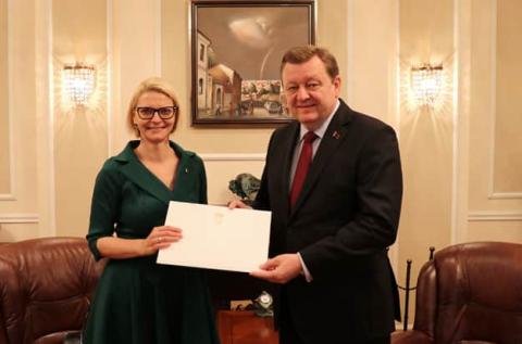 Вперше з 2020 року посол країни ЄС вручив вірчі грамоти главі МЗС Білорусі