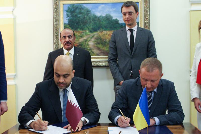 Міністр інфраструктури України Володимир Омелян провів зустріч із Міністром транспорту та комунікацій Держави Катар Д. Аль Сулейті Міністр інфраструктури України Володимир Омелян провів зустріч із Міністром транспорту та комунікацій Держави Катар Д. Аль Сулейті
