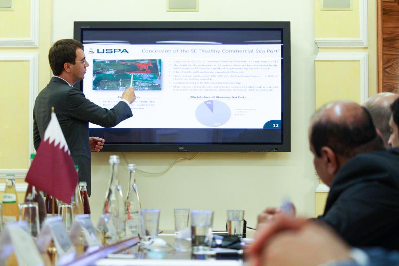 Міністр інфраструктури України Володимир Омелян провів зустріч із Міністром транспорту та комунікацій Держави Катар Д. Аль Сулейті Міністр інфраструктури України Володимир Омелян провів зустріч із Міністром транспорту та комунікацій Держави Катар Д. Аль Сулейті