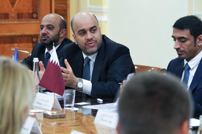 Міністр інфраструктури України Володимир Омелян провів зустріч із Міністром транспорту та комунікацій Держави Катар Д. Аль Сулейті Міністр інфраструктури України Володимир Омелян провів зустріч із Міністром транспорту та комунікацій Держави Катар Д. Аль Сулейті