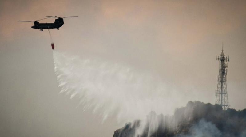 Через лісові пожежі на грецькому острові провели евакуацію