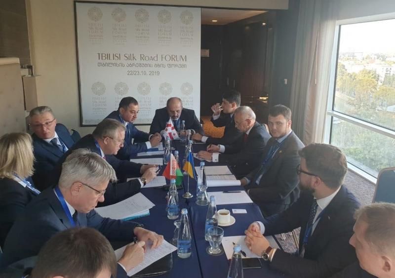 На тристоронній зустрічі представників України, Грузії та Білорусі обговорено питання у сфері транспорту На тристоронній зустрічі представників України, Грузії та Білорусі обговорено питання у сфері транспорту