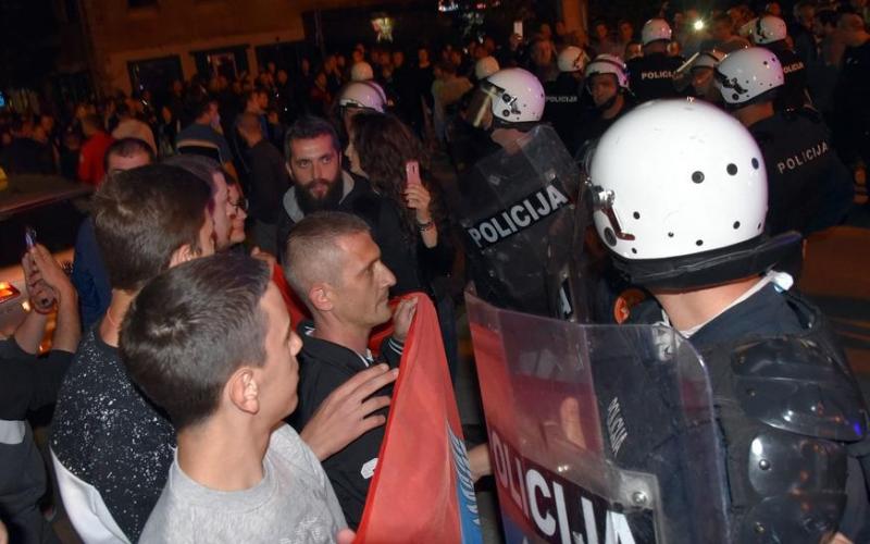 У Чорногорії сталися сутички з поліцією через арешт єпископа СПЦ