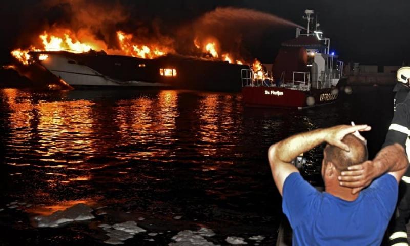 Пожежа на пристані в Хорватії знищила розкішні яхти, збитки сягнуть мільйонів євро
