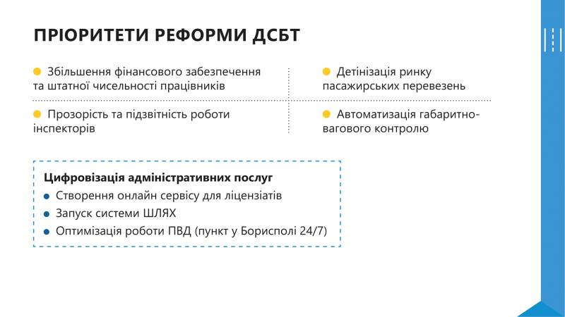 Міністр інфраструктури України Олександр Кубраков презентував перші результати Реформи безпеки на транспорті на засіданні Національної ради реформ Міністр інфраструктури України Олександр Кубраков презентував перші результати Реформи безпеки на транспорті на засіданні Національної ради реформ
