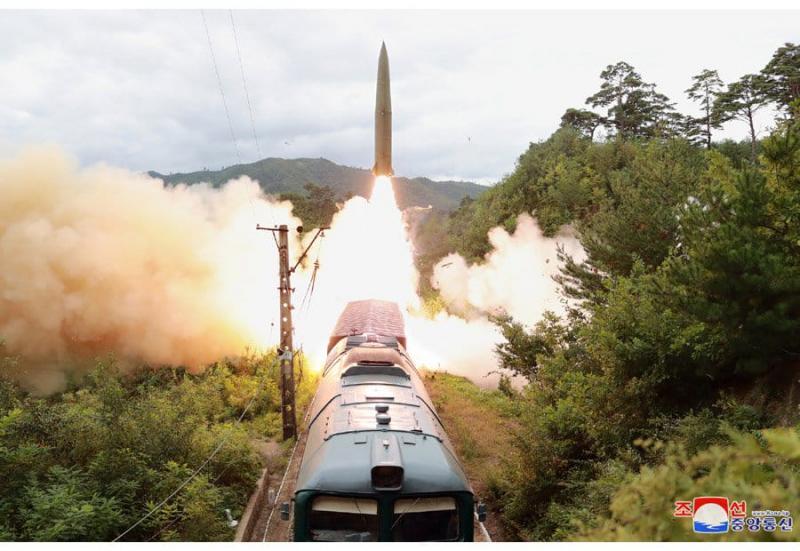 КНДР показала запуск балістичної ракети з потяга